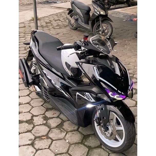 STRIPING TRANSPARAN AEROX NVX 155 SIMPLE VISITOR OSEAN