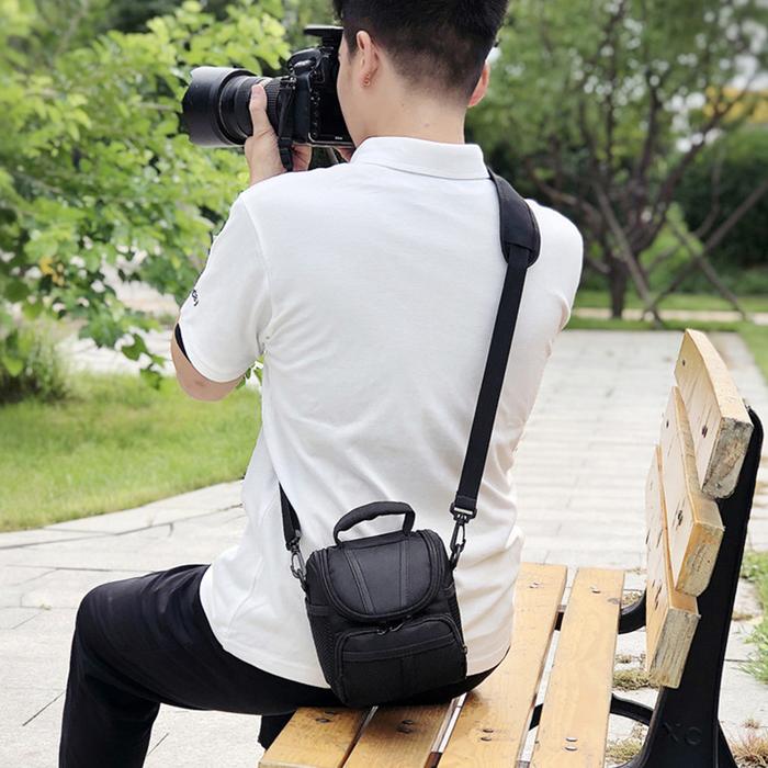 Tas Selempang Kamera DSLR Mirrorless Camera Bag Sling Sony Canon Nikon Diskon