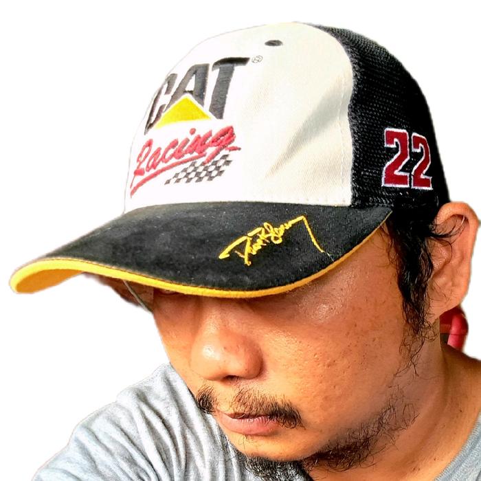 TOPI CATERPILLAR X NASCAR TRUCKER VTG