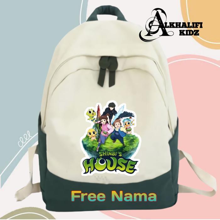 PROMO SPECIAL Tas Anak Shinbi House Ransel Anak Free Nama