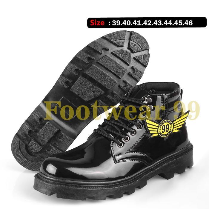 Ada Sepatu PDH Pria Terbaru Radial Kilap Dopp TNI Polri Satpam Bertali Kulit Sintetis Premium Busa L