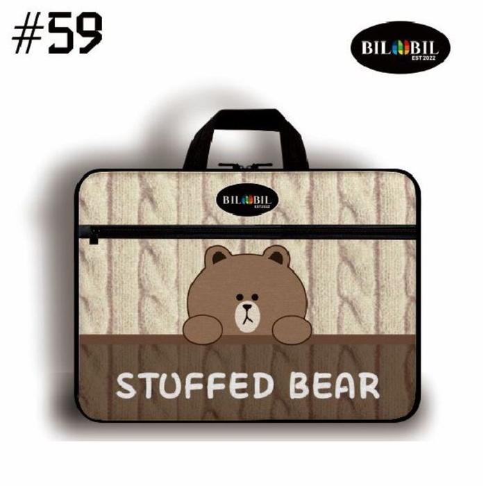 Tas Laptop Pelindung Laptop Cover Laptop printing Karakter 14-15 inch