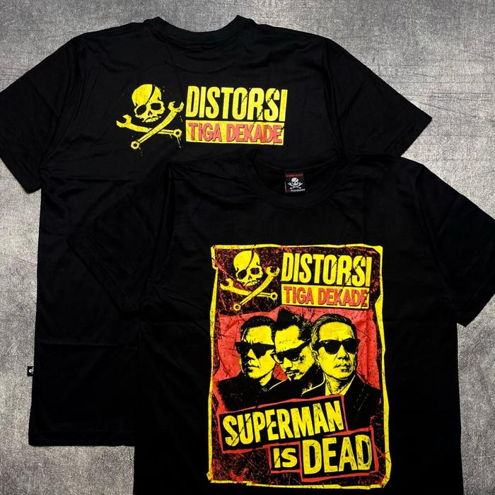 [HOT] Tshirt SUPERMAN IS DEAD - DISTORSI TIGA DEKADE Official Merchandise