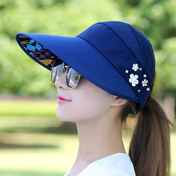 Topi Visor Wanita/Visor Dewasa Topi Anti Panas