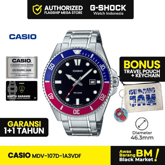 Casio General MDV-107D-1A3VDF MDV-107D MDV-107 MDV107D MDV 107D Watches Men