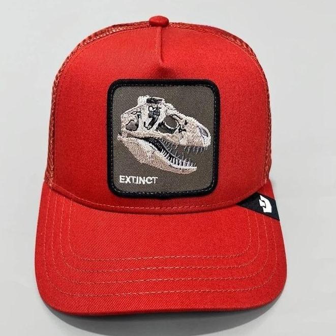 Topi Original Goorin Bros Trucker Hat - Goorin The Extinct Skull