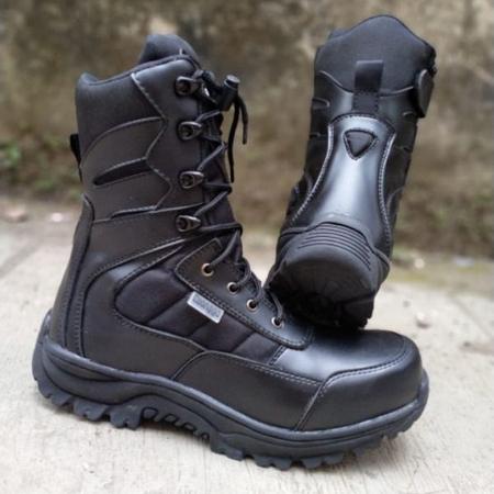 Sepatu PDL Boots Tactical Predator Black Cream