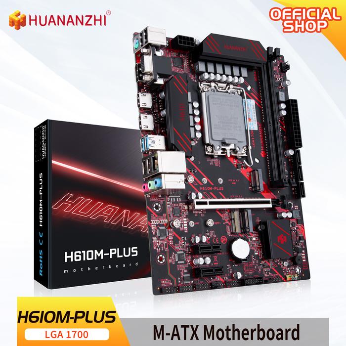 HUANANZHI H610M-K Motherboard M-ATX LGA1700 DDR4 Support Intel 12/13/14 Gen
