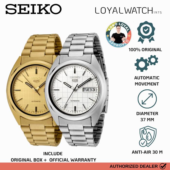 Jam Tangan Seiko 5 Sports Pria SNXL72K1 SNXF05K1 Stainless Steel Original Garansi Resmi