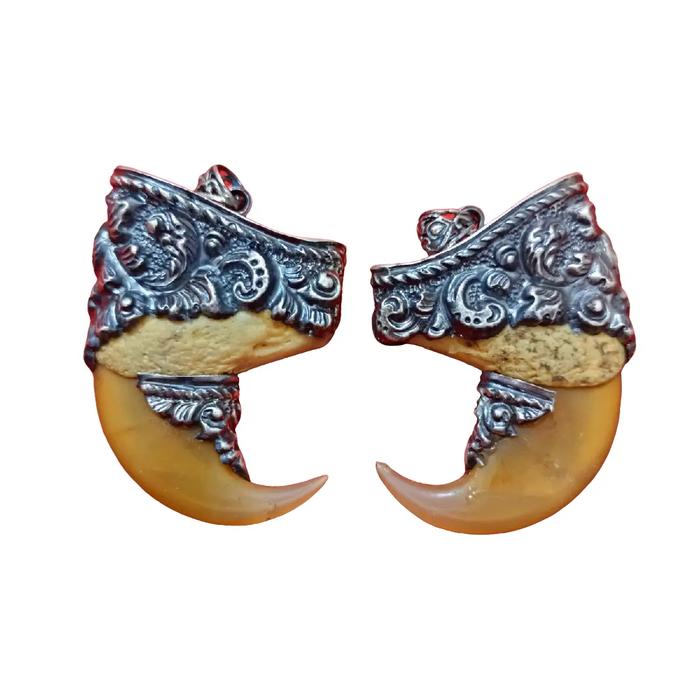 Accesories liontin kalung kuhar super original ring perak