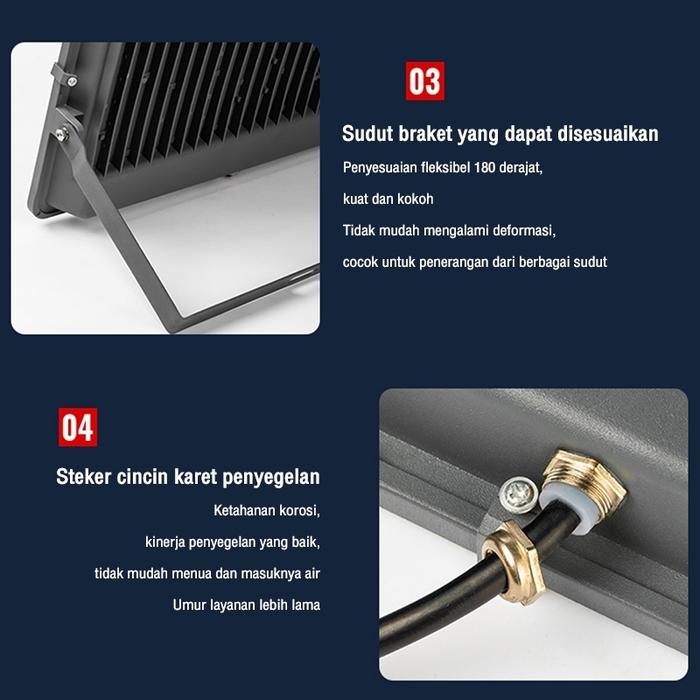 lampu led outdoor waterproof Lampu sorot LED Ready Stock