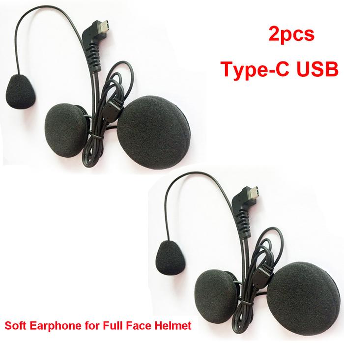Type-C USB Microphone Speaker For BT-S2 BT-S3 Motorcycle Bluetooth