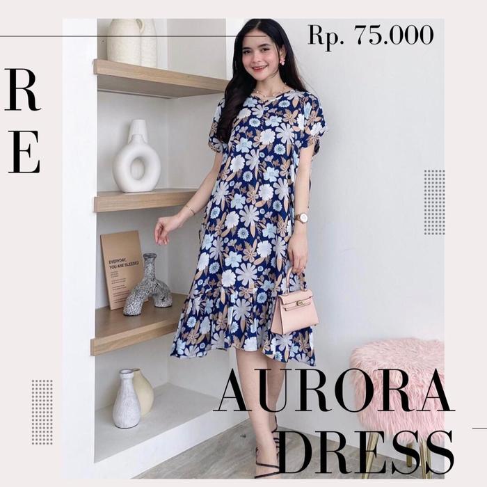 AURORA DRESS LEBAR DADA 120CM MUAT SAMPAI BB 85Kg