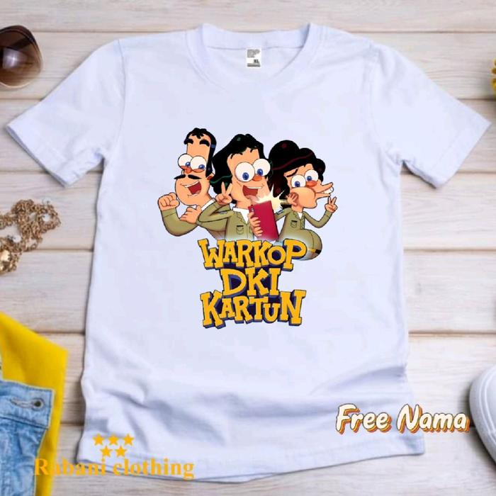 Baju kaos warkop dki kartun kaos anak Fashion