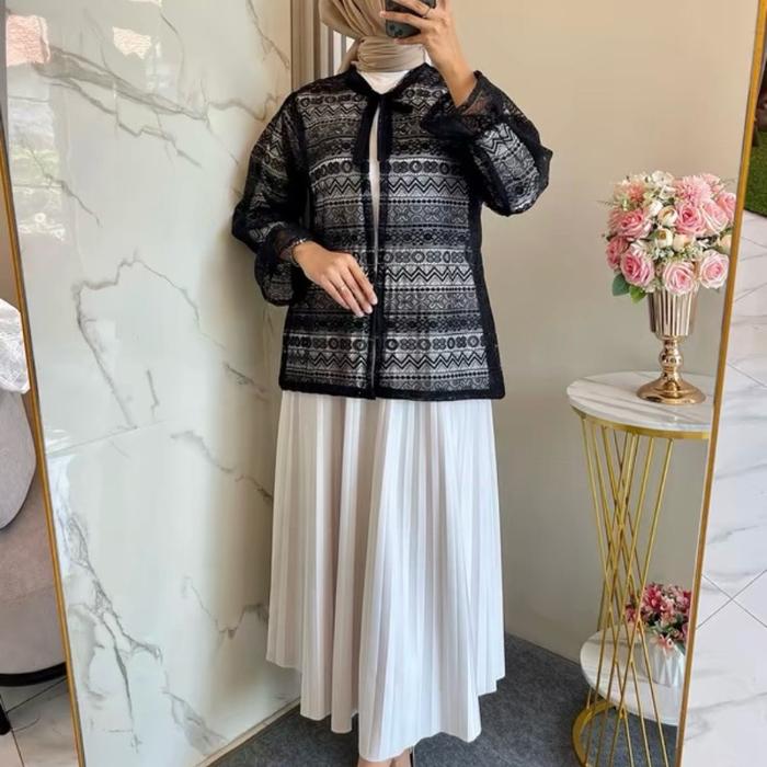 Arsy Burkat hanya atasan oter -cardigan-Kondangan