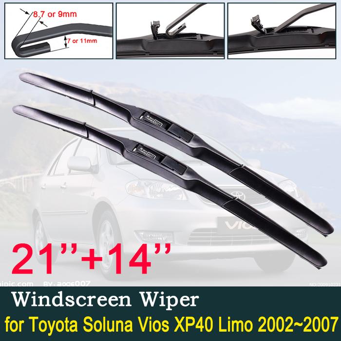 Car Wiper Blade for Toyota Soluna Vios XP40 Limo 2002~2007 2003 2004