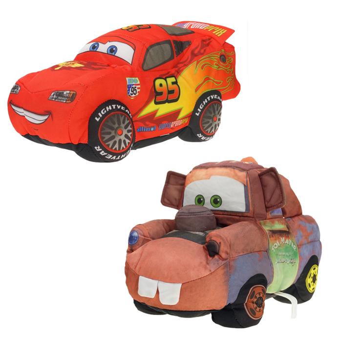25Cm Disney Pixar Cars Lightning McQueen Plush Toys Mater Cars