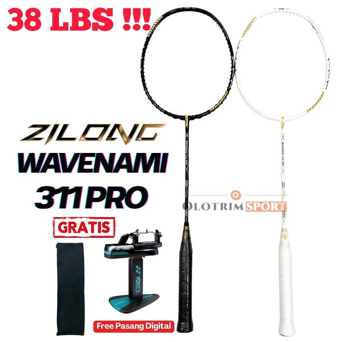 [LIMITED EDITION] ZILONG WAVENAMI 311 PRO 38LBS Raket Badminton Original