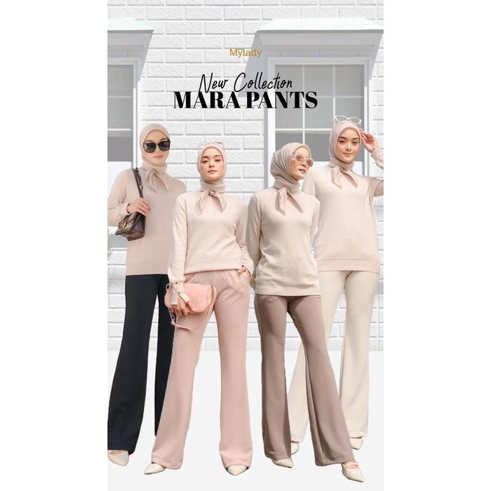 Ready.. SALE Celana Panjang Mara Pants Mylady Hijab