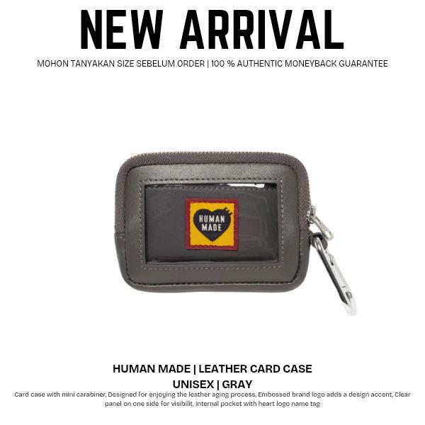 Human Made Dompet Kartu Kulit Asli Unisex Original 100% | Leather Card Case
