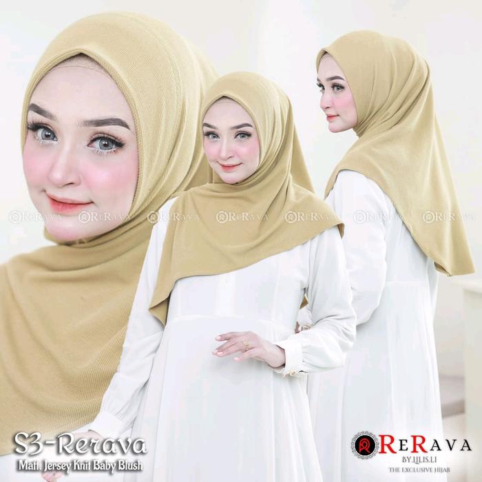 Athallahjuliehijab-Jilbab segitiga instan jersey knit by rerava hijab wanita muslim dewasa simpel ny