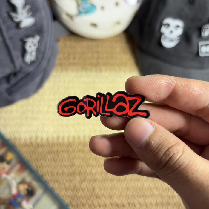 Gorillaz Acrylic Pin Enamel Pin Style Aksesoris buat Tas, Jacket, Topi Akrilik Bros Clips