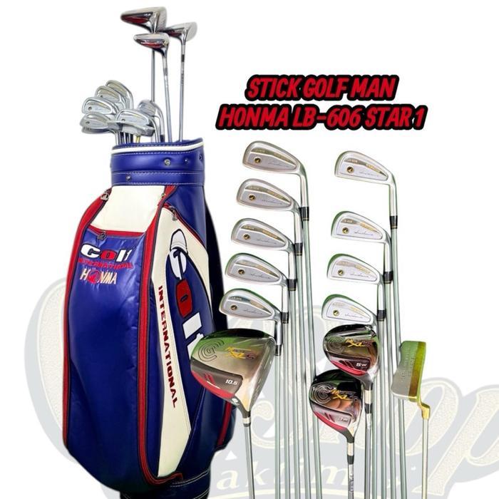 PREMIUM Stick Golf Man Honma LB Shaft Graphite Original Fullset Bag Golf - Set Stick Golf Honma Orig