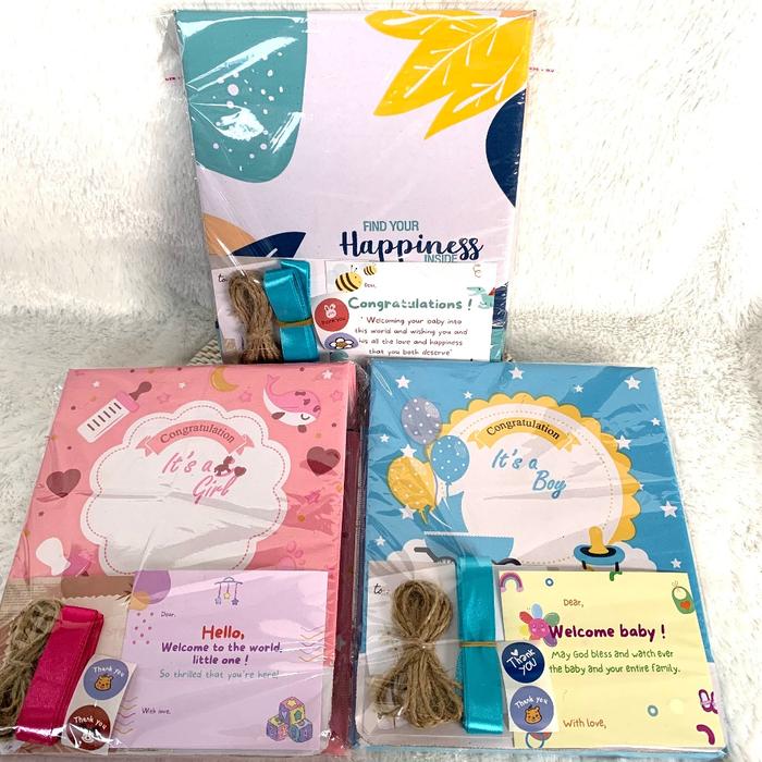 Kardus Hampers Bayi - Box Ulang Tahun - Parcel Perlengkapan Kado - Set Box Hampers - Gift Box - Box 