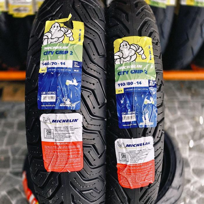 Paket Ban Aerox 155, Michelin City Grip 2,  110/80-14 & 140/70-14.
