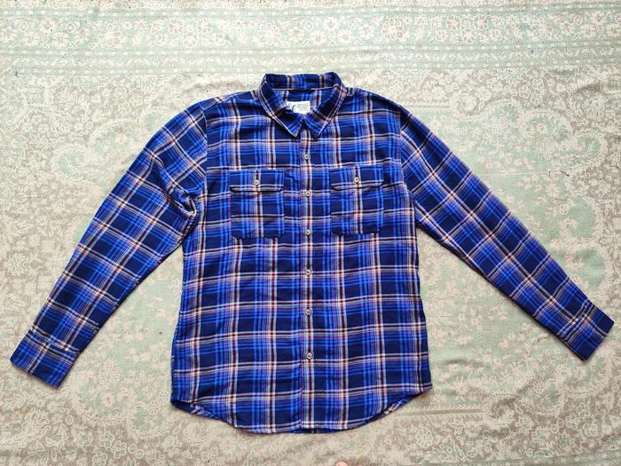 Kemeja Flanel Outdoor Marmot Mountain Works Fairfax Novelty Lighweight Blue