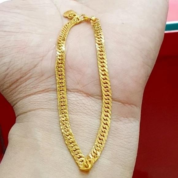 GELANG EMAS WANITA 24K ASLI BERAT 10 GRAM