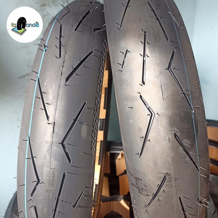 Paket Ban Pirelli Diablo Rosso Corsa 2 Ii - 90/80-17 & 100/80-17 Untuk Ninja Rr150 V-Xion Cbr 150 Ol