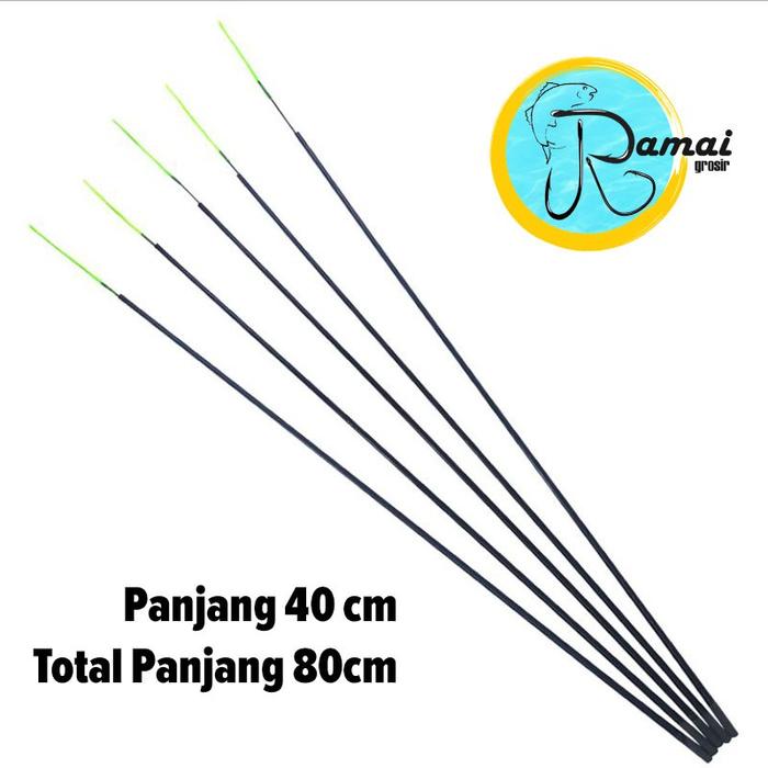Ujung Joran Tegek 2 Section Terakhir 80 cm