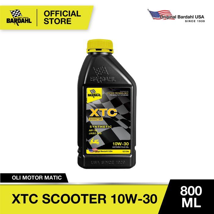 Bardahl Xtc Scooter 10W-30 Synthetic Ester - Oli Sepeda Motor -Gratisongkir
