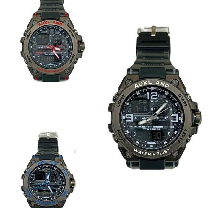 Jam digital AUXland Keren Tahan Air Dabel time Original
