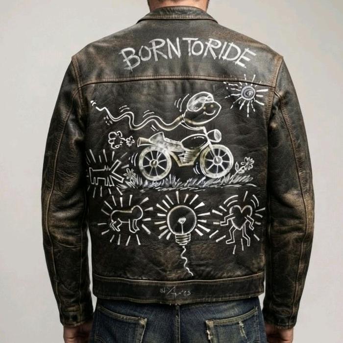 jaket kulit cafe racer asli kulit sapi rider motor touring lawas bekas vintage sepeda jam antik jadu