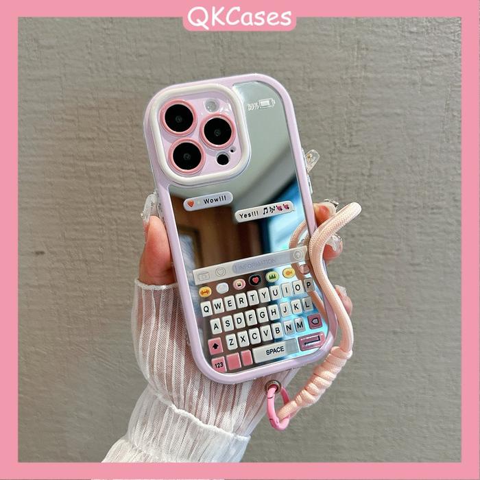 Unik IP/OPPO/VIVO/SAMSUNG/REDMI/REALME Mirror Case iPhone 11 13 12 14 15 Pro Max Plus Samsung A15 A5