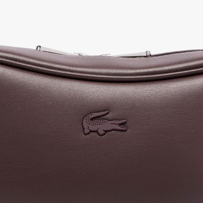 LACOSTE WOMEN'S LORA LEATHER SHOULDER BAG TAS BAHU WANITA