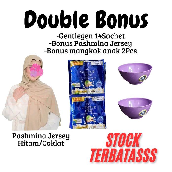 Gentlegen 14 sachet bonus pashmina