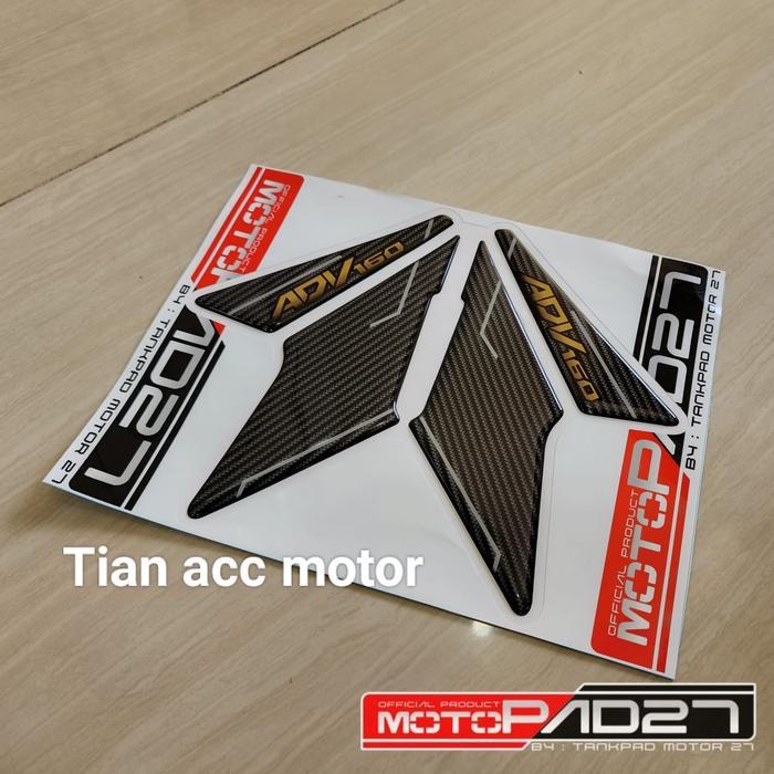 sticker stiker resin cover footstep Honda ADV 160 OSEAN
