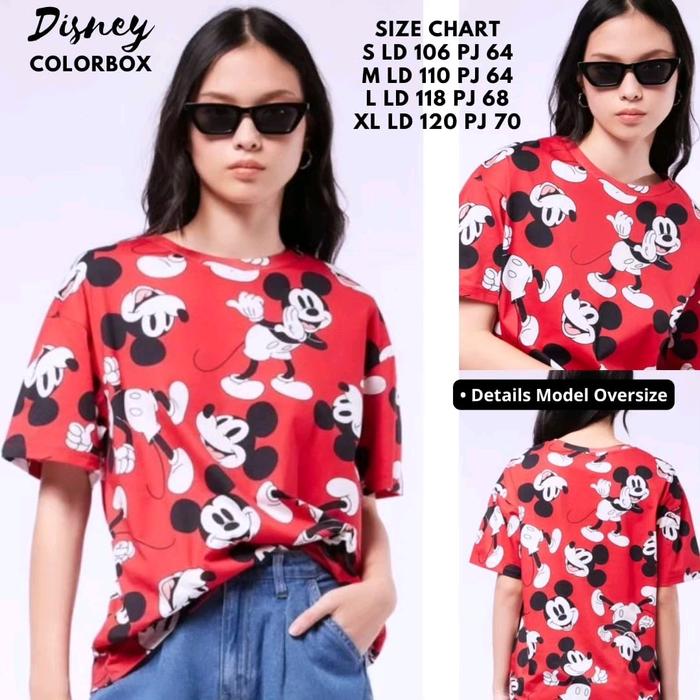 Kaos Katun Colorbox X Disney
