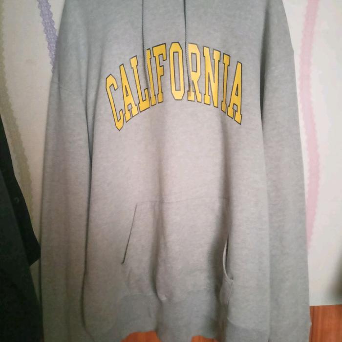 Hoodie Champion Grey second branded Original