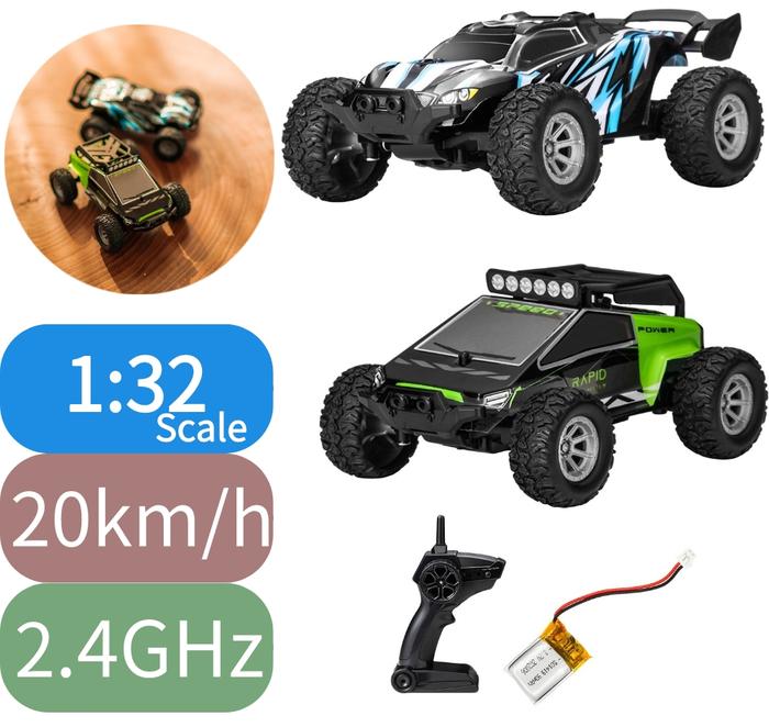 1:32 Skala Mini RC Mobil Drift RC Balap Mobil Buggy Di Radio Control