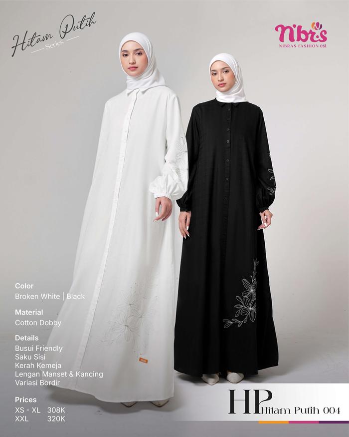 Nibras HP 004 Baju Muslim Dewasa Gamis Wanita