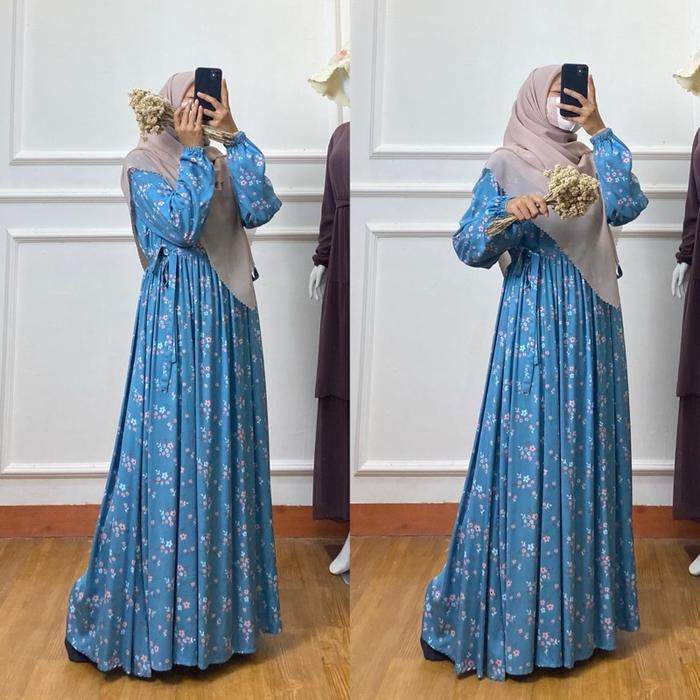 AYANA DRESS By Aishwa.clo | Gamis Rayon Ibu Anak | Daster Midi | Home Dress