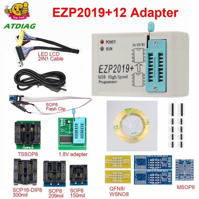Ezp 2019 Mendukung WIN7 & 8 64bit Baru EZP2019 Kecepatan Tinggi USB