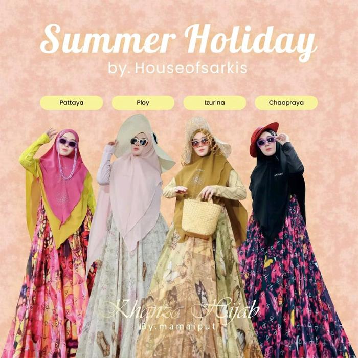 SUMMER HOLIDAY SET SYARI BY SARKIS HIJAB