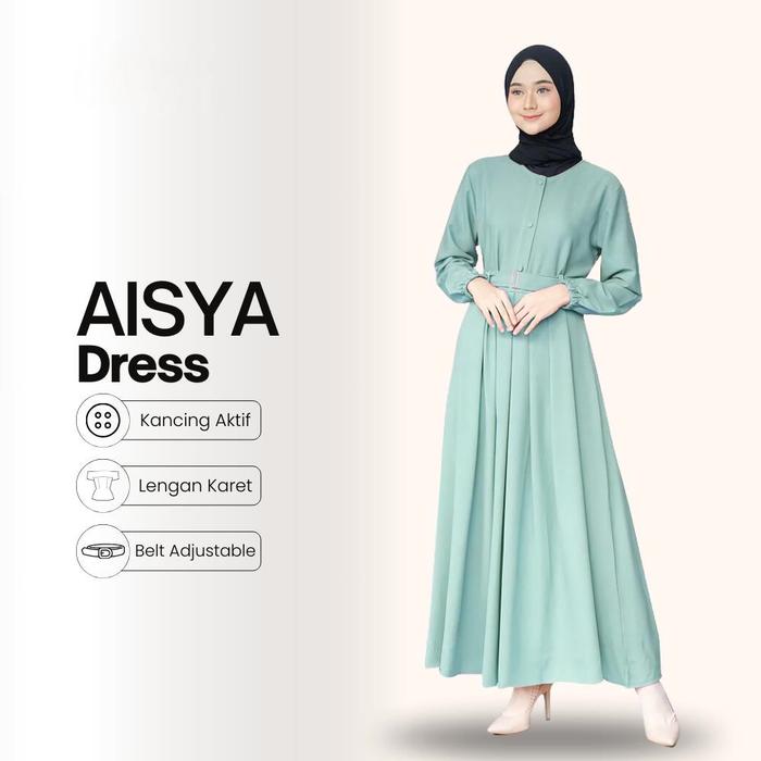 [ 𝐁𝐈𝐆 𝐒𝐀𝐋𝐄 ] Pakaian Model Baju Gamis Muslim Muslimah Wanita Remaja Perempuan Warna Hitam Polos Leba