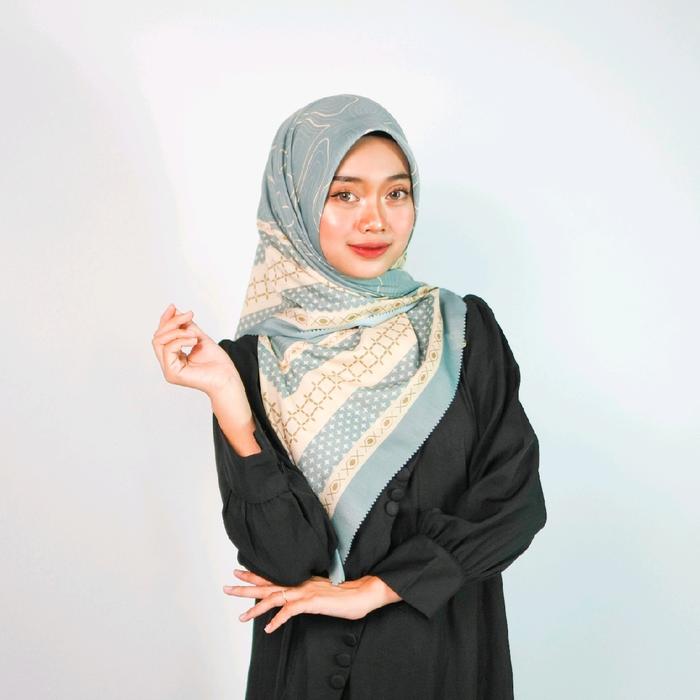 NAYLAREZA JILBAB MOTIF VOAL SNOWY PRINT ( A3 )