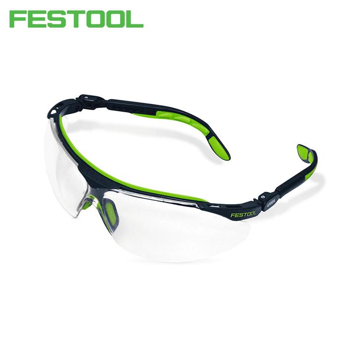 FESTOOL 500119 Original UVEX Safety Glasses Duo-Component TechnologyWork Comfort lens External Anti 